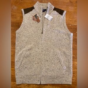 daniel cremieux vest medium National Park Alpaca Merino Wool NWT $150